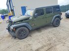 2021 Jeep Wrangler Unlimited Sport Зеленый vin: 1C4HJXDG6MW773607