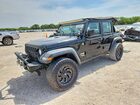 2018 Jeep Wrangler Unlimited Sport Black vin: 1C4HJXDG9JW136397