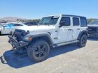 2020 Jeep Wrangler Unlimited Sport White vin: 1C4HJXDM6LW350076
