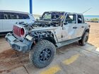 2018 Jeep Wrangler Unlimited Sport Silver vin: 1C4HJXDN6JW142415