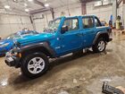 2020 Jeep Wrangler Unlimited Sport Blue vin: 1C4HJXDN6LW223398