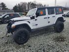 2018 Jeep Wrangler Unlimited Sahara White vin: 1C4HJXEG0JW170923