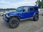2018 Jeep Wrangler Unlimited Sahara Blue vin: 1C4HJXEG9JW296990