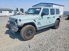 2023 Jeep Wrangler Sahara Blue vin: 1C4HJXEG9PW630024