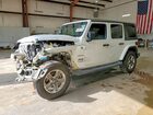 2020 Jeep Wrangler Unlimited Sahara White vin: 1C4HJXEN2LW181620