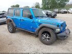 2022 Jeep Wrangler Unlimited Rubicon 4x4 Blue vin: 1C4HJXFG2NW277055