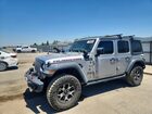 2018 Jeep Wrangler Unlimited Rubicon Silver vin: 1C4HJXFG3JW122993
