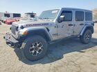 2021 Jeep Wrangler Unlimited Rubicon Серый vin: 1C4HJXFN1MW650146