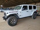 2021 Jeep Wrangler Unlimited Rubicon White vin: 1C4HJXFN5MW749312