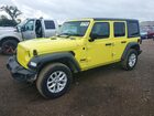 2023 Jeep Wrangler Sport Yellow vin: 1C4HJXKN3PW611892