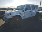 2021 Jeep Wrangler Unlimited Sahara 4xe White vin: 1C4JJXP67MW643727