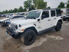 2022 Jeep Wrangler Unlimited Sahara 4xe Белый vin: 1C4JJXP67NW276734