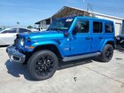 2023 Jeep Wrangler Sahara 4xe Синий vin: 1C4JJXP67PW516366