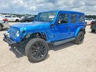 2023 Jeep Wrangler Sahara 4xe Blue vin: 1C4JJXP6XPW513199