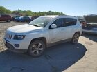 2017 Jeep Compass Latitude White vin: 1C4NJDEB1HD110175