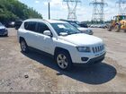 2016 Jeep Compass Latitude White vin: 1C4NJDEB5GD541925