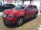 2017 Jeep Compass Latitude Red vin: 1C4NJDEB6HD100449