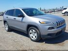 2017 Jeep Cherokee Sport Silver vin: 1C4PJLAB0HD225097