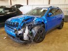 2018 Jeep Cherokee Limited Blue vin: 1C4PJLDX9JD545290