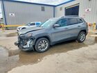 2021 Jeep Cherokee Latitude Plus Gray vin: 1C4PJLLB0MD214835