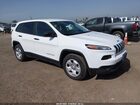 2017 Jeep Cherokee Sport White vin: 1C4PJMAB0HD225056