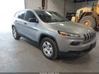 2016 Jeep Cherokee Sport Silver vin: 1C4PJMAB8GW343486