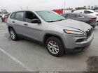 2017 Jeep Cherokee Sport Silver vin: 1C4PJMAS0HD221055