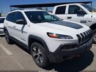 2017 Jeep Cherokee Trailhawk White vin: 1C4PJMBB7HD225053