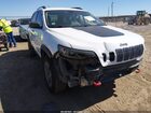 2020 Jeep Cherokee Trailhawk 4x4 White vin: 1C4PJMBX3LD627494