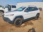 2018 Jeep Cherokee Trailhawk White vin: 1C4PJMBX8JD521118