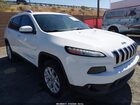 2018 Jeep Cherokee Latitude 4x4 White vin: 1C4PJMCB0JD528518