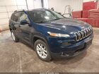 2018 Jeep Cherokee Latitude 4x4 Blue vin: 1C4PJMCB2JD531887