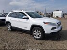 2018 Jeep Cherokee Latitude 4x4 White vin: 1C4PJMCB4JD528652