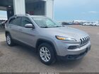 2018 Jeep Cherokee Latitude 4x4 Silver vin: 1C4PJMCB7JD580972
