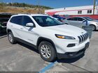2018 Jeep Cherokee Latitude 4x4 White vin: 1C4PJMCBXJD528462