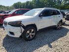 2019 Jeep Cherokee Limited White vin: 1C4PJMDN8KD152838