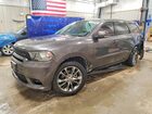 2020 Dodge Durango Gt Gray vin: 1C4RDJDG2LC124671