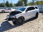 2020 Dodge Durango Gt White vin: 1C4RDJDG4LC100436