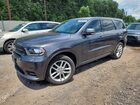 2019 Dodge Durango Gt Серый vin: 1C4RDJDG6KC770052
