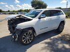 2018 Jeep Grand Cherokee Overland White vin: 1C4RJECG1JC204994