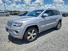 2016 Jeep Grand Cherokee Overland Silver vin: 1C4RJFCG6GC305804