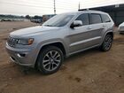 2017 Jeep Grand Cherokee Overland Silver vin: 1C4RJFCGXHC624415