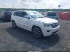 2018 Jeep Grand Cherokee Overland 4x4 White vin: 1C4RJFCMXJC395990