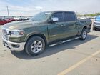2021 Ram 1500 Laramie Зеленый vin: 1C6RREJT7MN747257