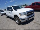 2019 Ram 1500 Big Horn/lone Star  4x4 5'7 Box White vin: 1C6RRFFG6KN912262