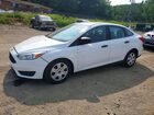 2016 Ford Focus S White vin: 1FADP3E27GL402847
