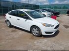 2016 Ford Focus S White vin: 1FADP3E2XGL329750
