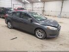 2017 Ford Focus Se Gray vin: 1FADP3F20HL315453