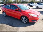 2016 Ford Focus Se Red vin: 1FADP3F28GL337683