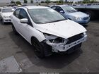 2016 Ford Focus Se White vin: 1FADP3F29GL351477